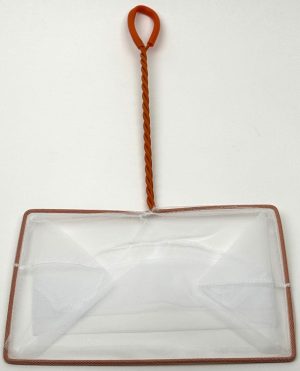 aquaLife 10" Aquarium Fish Net Orange & White