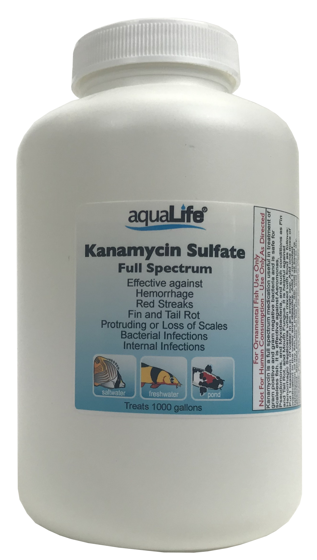 Kanamycin Sulfate Treats 1 000 Gallons AquaLife Aquarium Life 