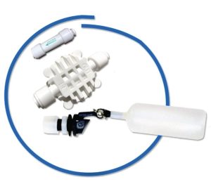 Float Valve Kit with Auto shutoff & Check Valve for R/O Units