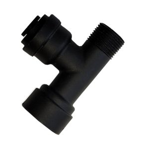 Inline Sink Adaptor for R/O Units 3/8"x3/8"x1/4"
