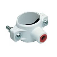 PVC Drain Saddle for R/O Unit Waste 1.25" x 1/4" Puch Lock
