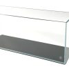 Serene 45 Degree 3 Gal. Mini Bookshelf (LI) Ultra Clear Aquarium 17.7" x 5.5" x 7.1" with Mat 35A 45x14x18cm
