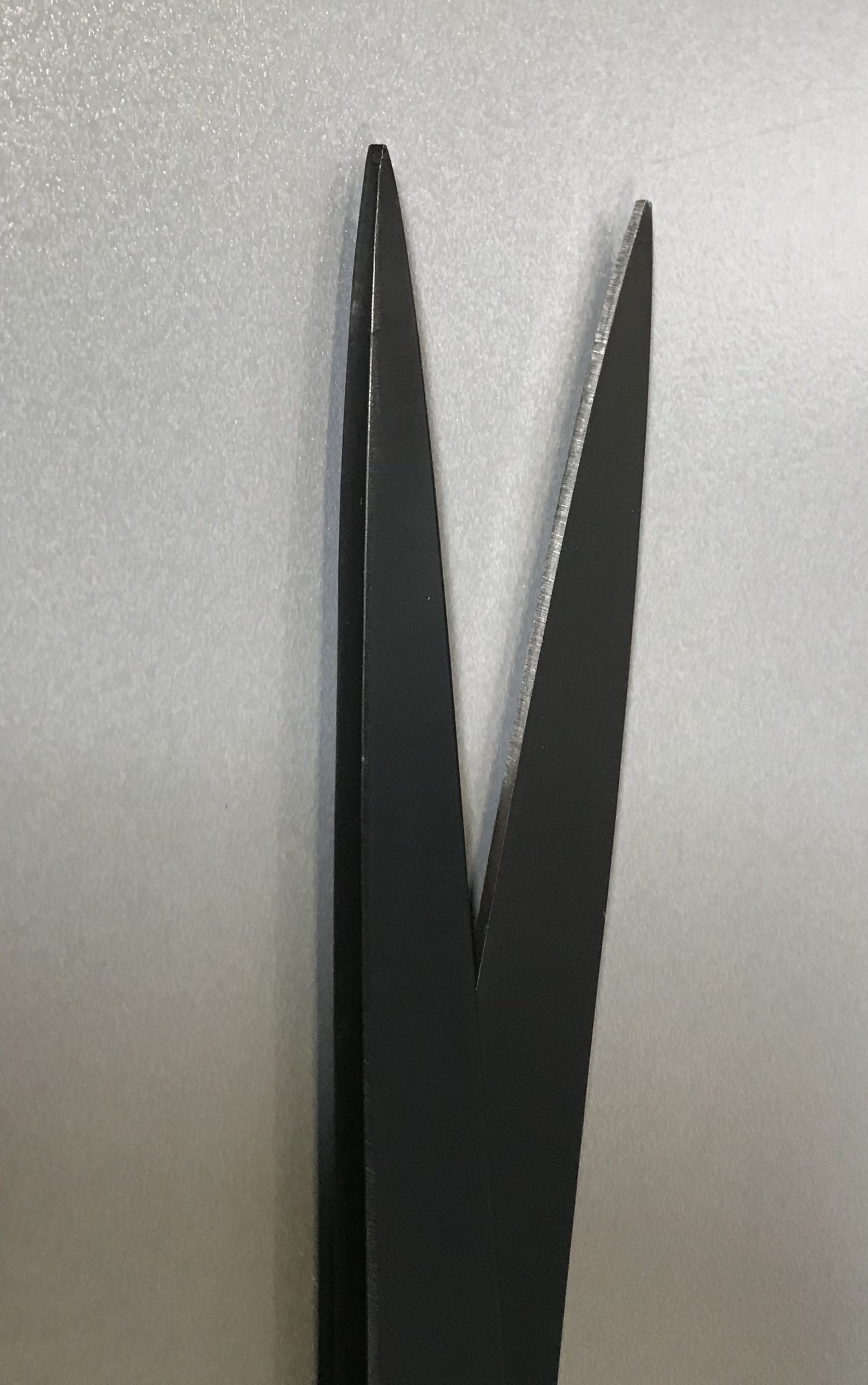 Straight Trimming Scissors - Black Oxide - 10" - Image 3