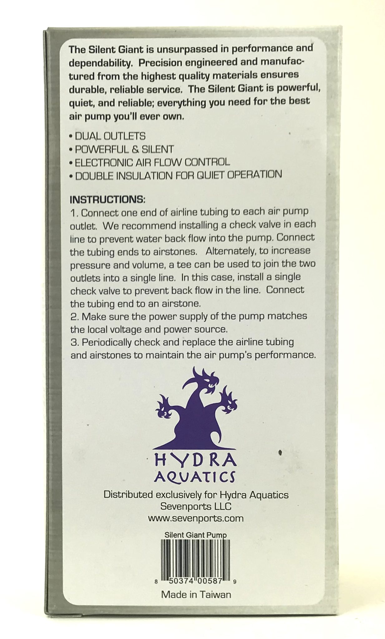Silent Giant Aquarium Air Pump - aquaLife® - Aquarium Life Support Systems