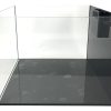Beluga 43 Gal. Pro Aquarium with external Overflow 23.62" x 23.62" x 17.72" - Black Background - Image 4