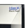 Serene Baby Iconic Black Pearl 1.5 Gallon (LI) Ultra Clear Aquarium 11.8" x 4.3" x 6.7" 30x11x17cm - Black back & Silicone wi - Image 2