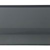 Serene Little Iconic Black Pearl 7.2 Gallon (LI) Ultra Clear Aquarium 23.6" x 7.5" x 9.4" - Black back, Blk silicone, thin ma