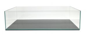 Stream 45 Degree 25 Gal. (LI) Ultra Clear Aquarium 35.9" x 18.1" x 9.1" with Mat