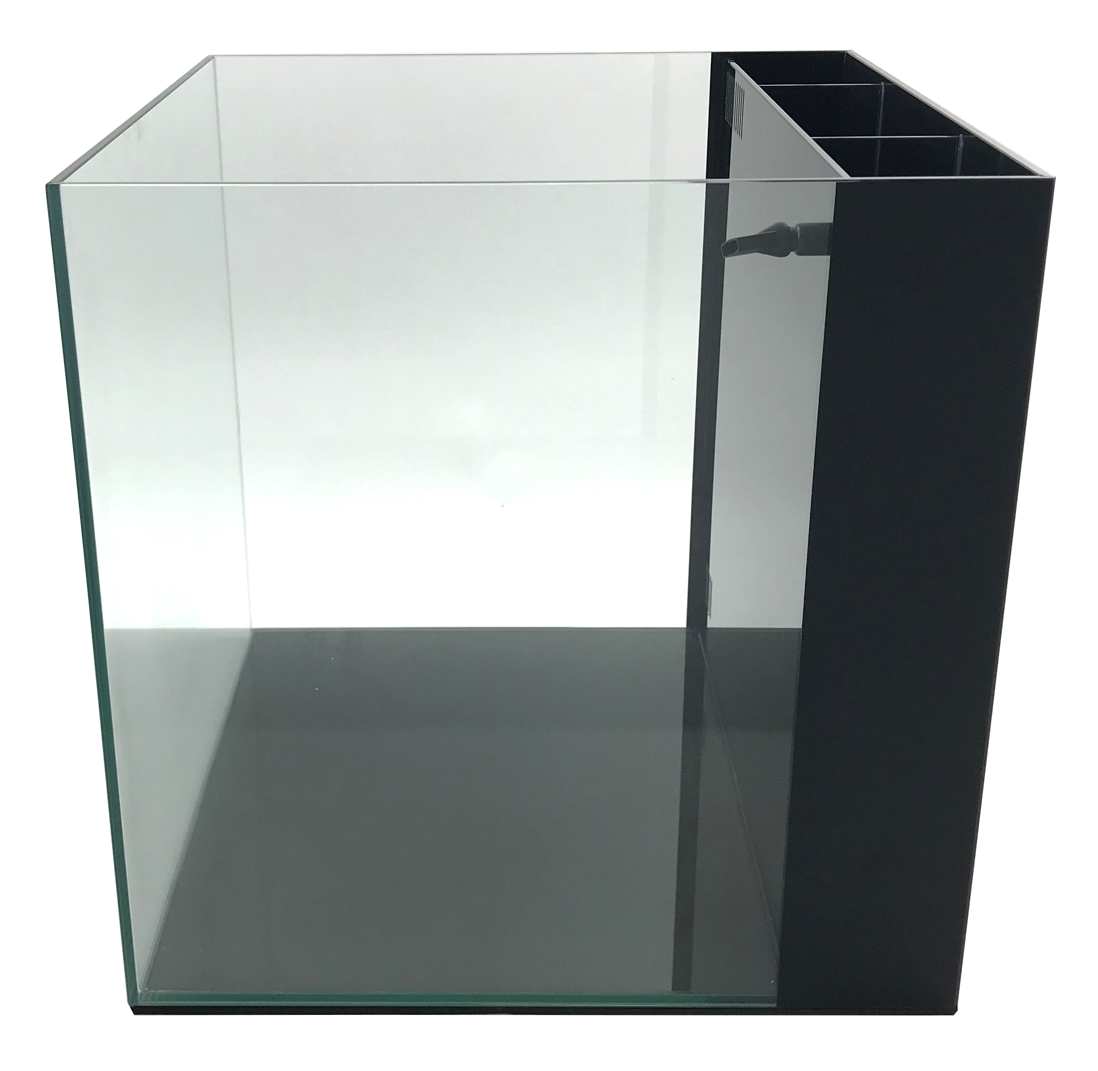 Brilliant 45 Degree 25 Gal. (LI) Ultra Clear Back Filter Aquarium 18" x 18" x 18" with Mat - Image 2